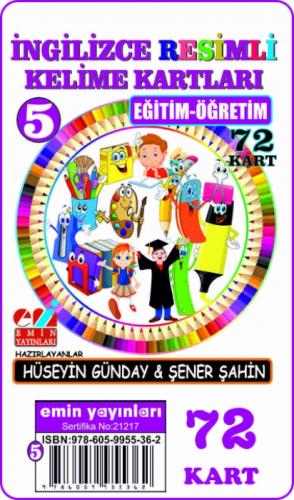 İngilizce 05.Eğitim-Öğretim / Resimli Kelime Kartları 72-Kart  Frontansicht 1