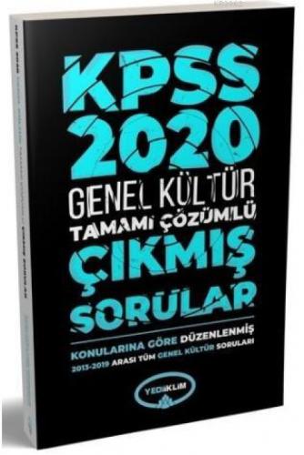 Yediiklim 2020 KPSS Genel Kültür 2013-2019 Konularına Göre Çıkmış Sorular  Frontansicht 1