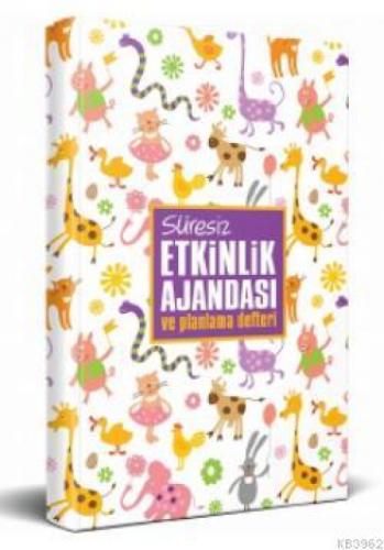 Süresiz Etkinlik Ajandası ve Planlama Defteri - Sevimli Hayvanlar  Frontansicht 1