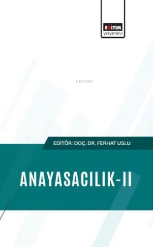 Anayasacılık - II  Frontansicht 1