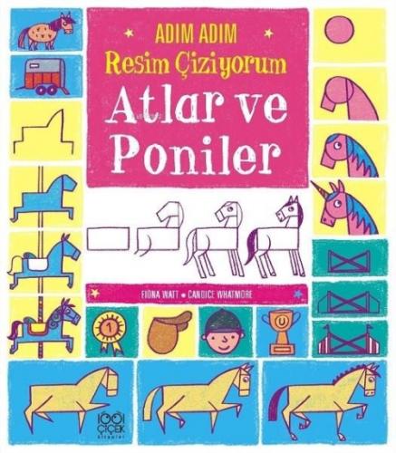 Adım Adım Resim Çiziyorum: Atlar ve Poniler  Frontansicht 1
