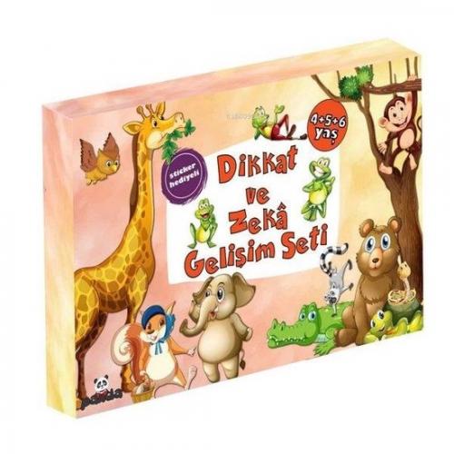 4-5-6 Yaş Dikkat ve Zeka Gelişim Seti - Sticker Hediyeli - 3 Kitap Takım  Frontansicht 1