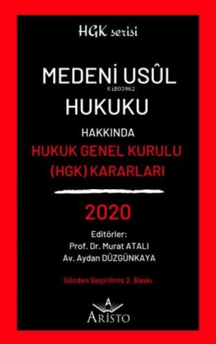Medeni Usul Hukuku Hakkında Hukuk Genel Kurulu Kararları 2020  Frontansicht 1