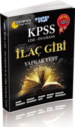 KPSS Lise Ön Lisans İlaç Gibi Yaprak Test  Frontansicht 1