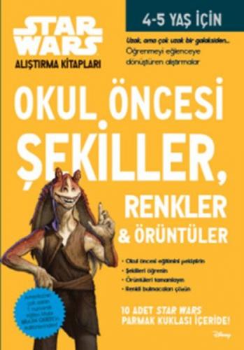 Starwars Alıştırma Kitapları - Okul Öncesi Şekiller Renkler ve Örüntüler (4-5 Yaş)  Frontansicht 1