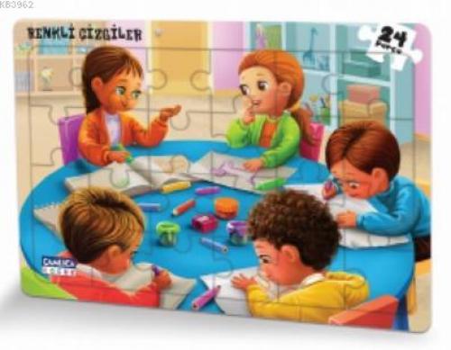 Renkli Çizgiler - Eğlenceli Puzzle 5  Frontansicht 1