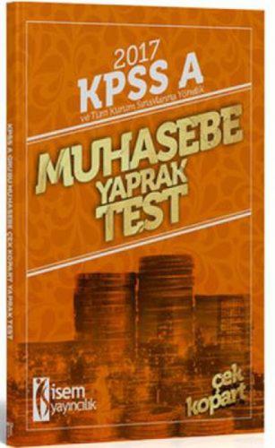 2017 KPSS A Grubu Muhasebe Çek Kopart Yaprak Test  Frontansicht 1