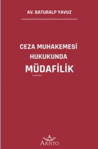 Ceza Muhakemesi Hukukunda Müdafilik  Frontansicht 1
