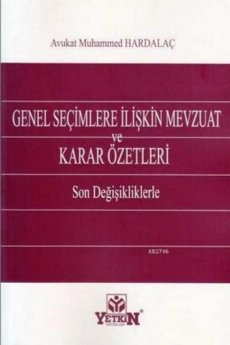 Genel Seçimlere İlişkin Mevzuat ve Karar Özetleri  Frontansicht 1