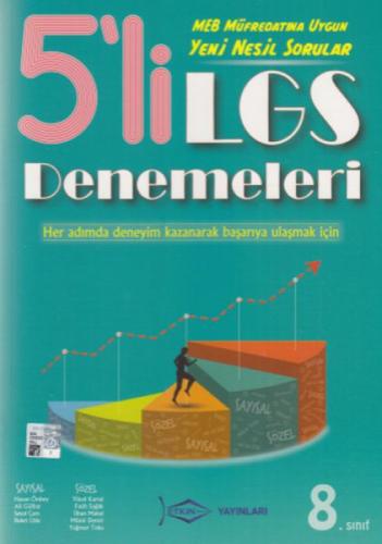 Etkin Yayınları 5'li LGS Denemeleri Yeni  Frontansicht 1