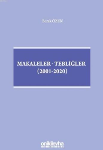 Makaleler-Tebliğler (2001-2020)  Frontansicht 1