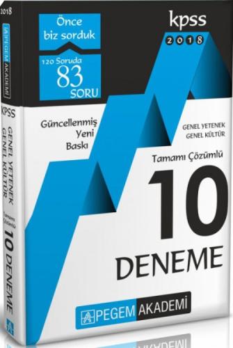 2018 KPSS Genel Yetenek Genel Kültür Tamamı  Frontansicht 1