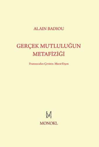 Gerçek Mutluluğun Metafiziği  Frontansicht 1