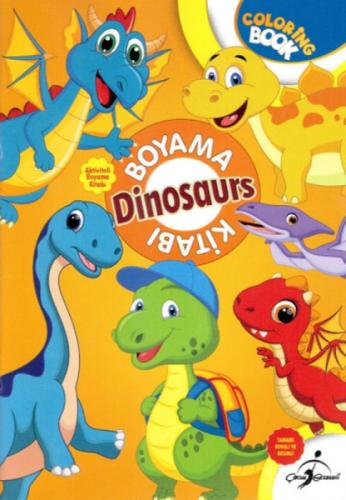 Boyama Kitabı 4 - Dinosaurs  Frontansicht 1