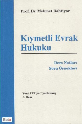 Kıymetli Evrak Hukuku  Frontansicht 1