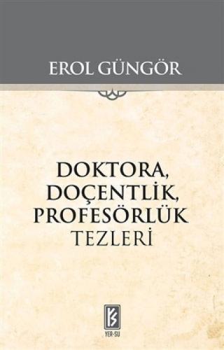 Doktora, Doçentlik, Profesörlük Tezleri  Frontansicht 1