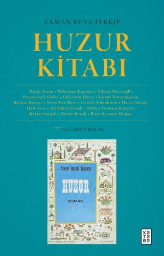 Huzur Kitabı;Zaman Rüya Terkip  Frontansicht 1
