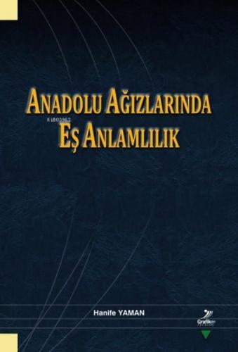 Anadolu Ağızlarında Eş Anlamlılık  Frontansicht 1
