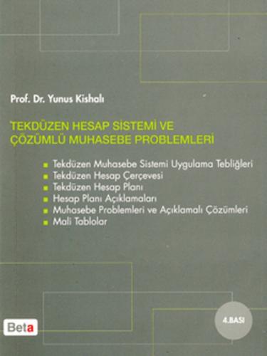 Tekdüzen Hesap Sistemi ve Çözümlü Muhasebe Problemleri  Frontansicht 1