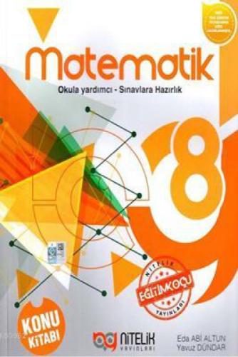 Nitelik Yayınları 8. Sınıf Matematik Konu Kitabı  Frontansicht 1