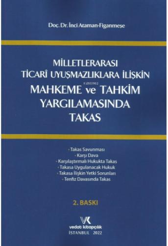 Milletlerarası Ticari Uyuşmazlıklara İlişkin Mahkeme ve Tahkim Yargılamasında Takas  Frontansicht 1