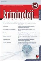 Kriminoloji Dergisi  Frontansicht 1