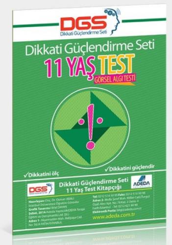 Dikkati Güçlendirme Seti (11 Yaş) Test  Frontansicht 1