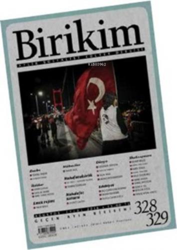 Birikim Aylık Sosyalist Kültür Dergisi Sayı: 328-329 Ağustos-Eylül 2016  Frontansicht 1