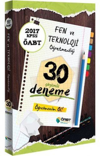 2017 KPSS ÖABT Fen ve Teknoloji Öğretmenliği Çözümlü 30 Deneme  Frontansicht 1