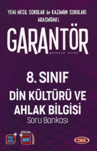 Data Yayınları 8. Sınıf LGS Din Kültürü ve Ahlak Bilgisi Garantör Soru Bankası Data  Frontansicht 1