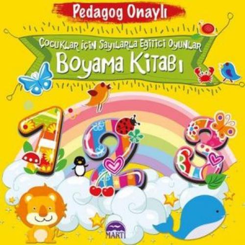 Çocuklar İçin Sayılarla Eğitici Oyunlar Boyama Kitabı  Frontansicht 1
