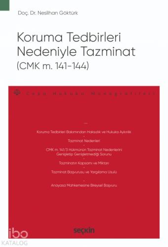 Koruma Tedbirleri Nedeniyle Tazminat (CMK m. 141-144)  Frontansicht 1