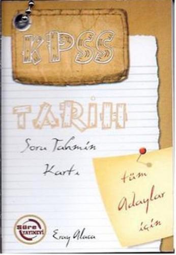 KPSS Tarih Soru Tahmin Kartı  Frontansicht 1