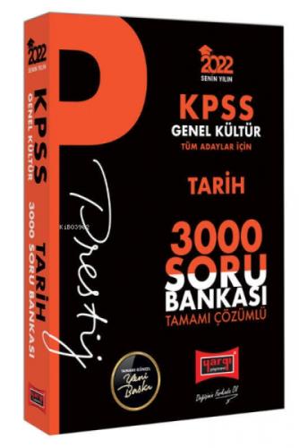 2022 KPSS Genel Kültür Tarih Prestij Seri Tamamı Çözümlü 3000 Soru Bankası  Frontansicht 1