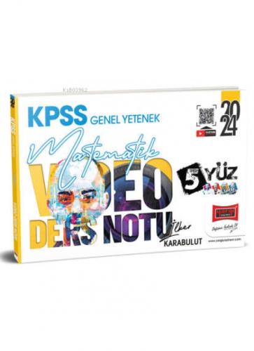 Yargı Yayınları 2024 KPSS Genel Yetenek 5Yüz Matematik Video Ders Notları  Frontansicht 1