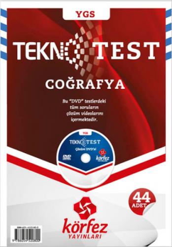 YGS Coğrafya Poşet Test Çözümlü Dvd'li  Frontansicht 1