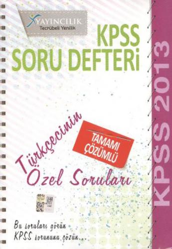 KPSS Türkçecinin Özel Soruları  Frontansicht 1
