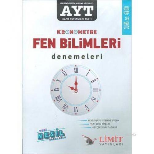 2018 YKS Kronometre Fen Bilimleri Denemeleri 2. Oturum Sayısal 15x40  Frontansicht 1