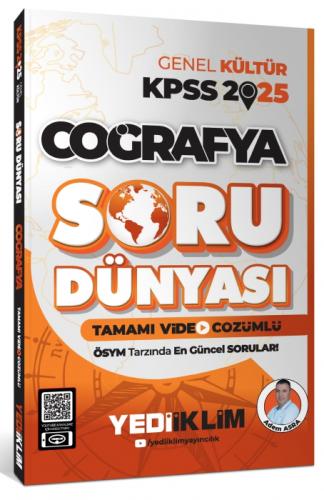 Yediiklim Yayınları 2025 KPSS Genel Kültür Coğrafya Tamamı Video Çözümlü Soru Dünyası  Frontansicht 1