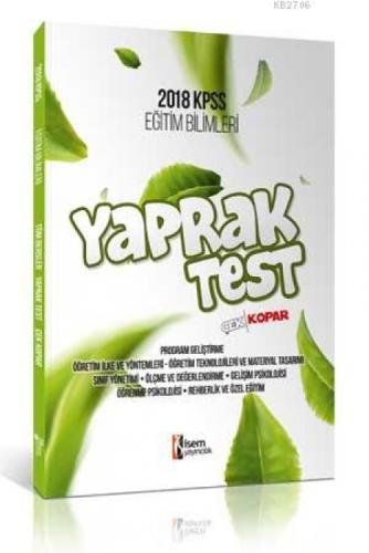 Eğitim Bilimleri Çek Kopar Yaprak Test 2018  Frontansicht 1
