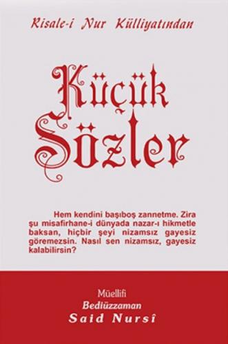 Küçük Sözler  Frontansicht 1