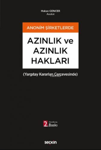 Anonim Şirketlerde Azınlık ve Azınlık Hakları;Yargıtay Kararları Çerçevesinde  Frontansicht 1
