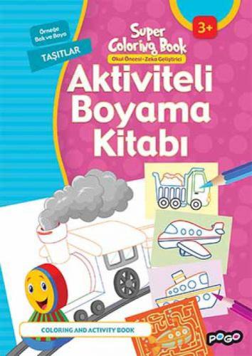 Aktiviteli Boyama Kitapları Taşıtlar  Frontansicht 1