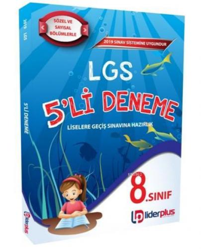 Lider Plus Yayınları 2019 LGS 5'li Deneme  Frontansicht 1