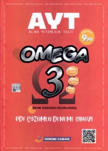 AYT Omega 3 PDF Çözümlü Deneme Sınavı  Frontansicht 1