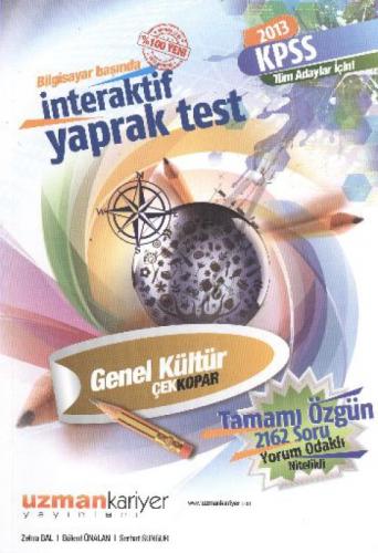 KPSS Genel Kültür İnteraktif Yaprak Test 2013  Frontansicht 1