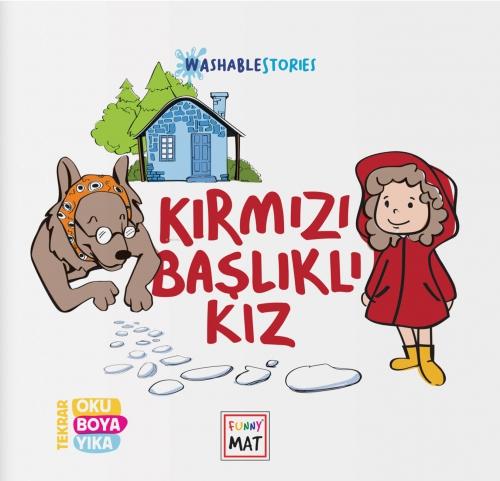 Funny Mat Yıkanabilir Hikaye Kitabı  Kırmızı Başlıklı Kız  Frontansicht 1