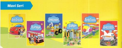 Aktiviteli Boyama Kitabı Mavi Seti (6 Kitap Takım)  Frontansicht 1
