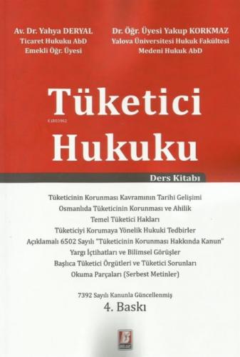 Tüketici Hukuku Ders Kitabı  Frontansicht 1