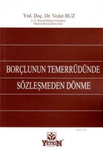 Borçlunun Temerrüdünde Sözleşmeden Dönme  Frontansicht 1